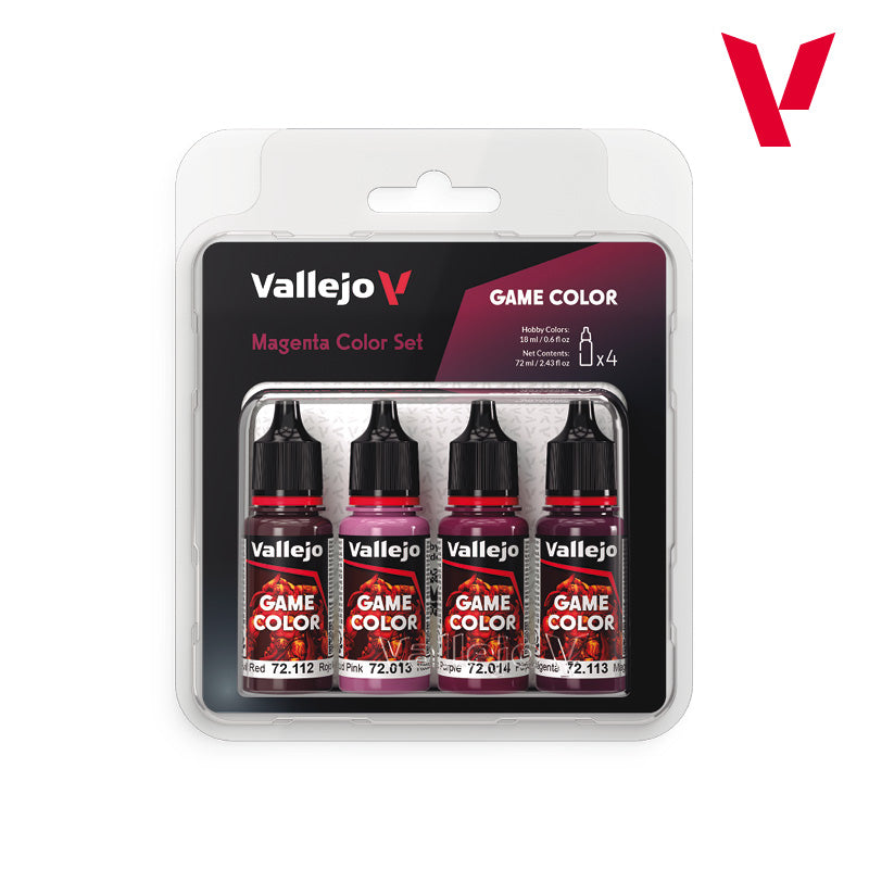 Vallejo Game Color Magenta Colours Set