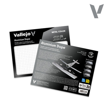 Vallejo Metal Color Aluminium Dope Set