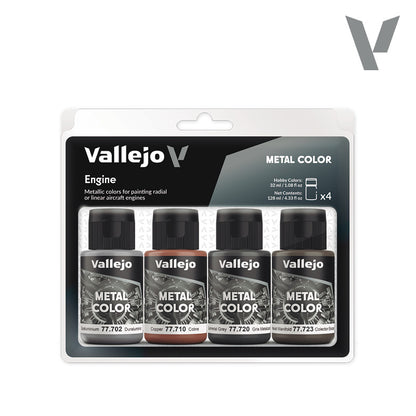 Vallejo Metal Color Engine Set
