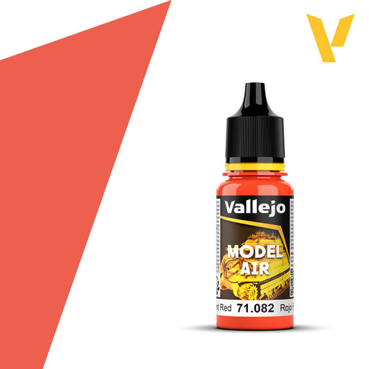 Vallejo Model Air Fluorescent Red