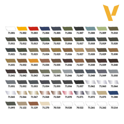 Vallejo Model Air Color Selection Carry Case Set