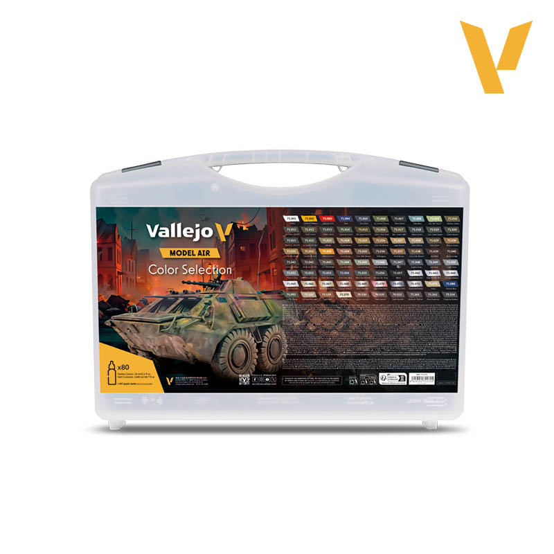 Vallejo Model Air Color Selection Carry Case Set