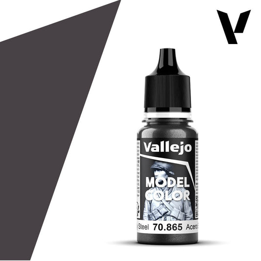 Vallejo Model Color Metallic Oily Steel