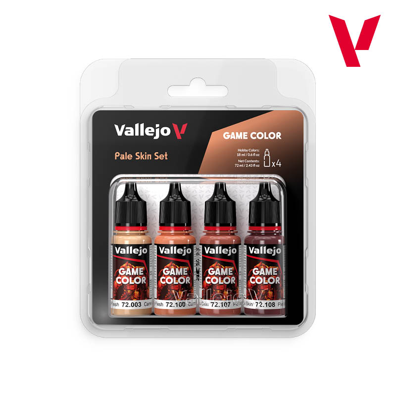 Vallejo Game Color Pale Skin Colours Set