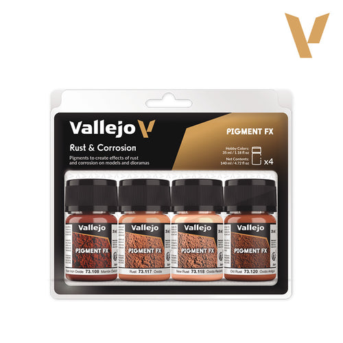 Vallejo Pigment FX Rust and Corrosion Set