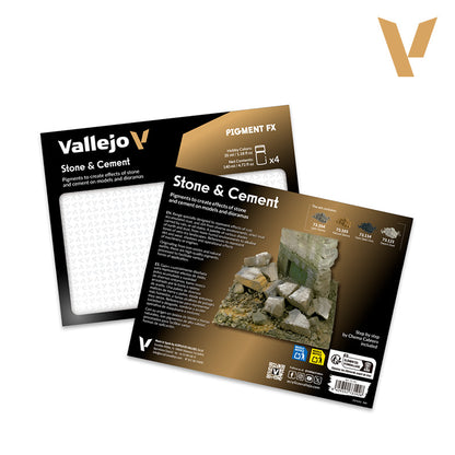 Vallejo Pigment FX Stone and Cement Set