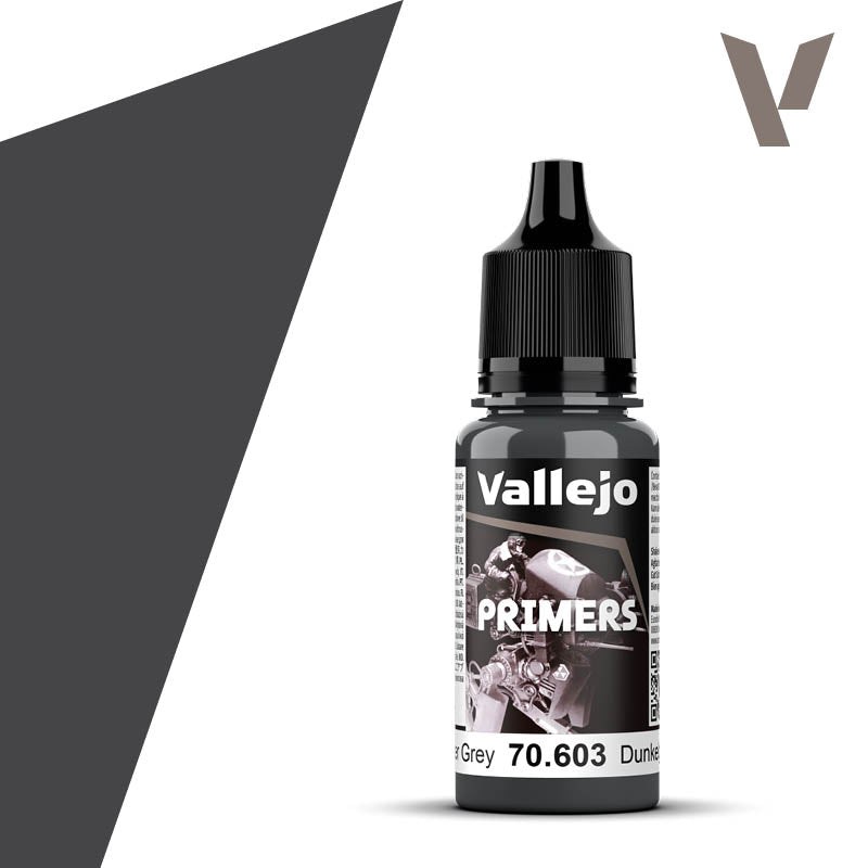 Vallejo Primer German Panzer Grey (RAL 7021) (18ml)