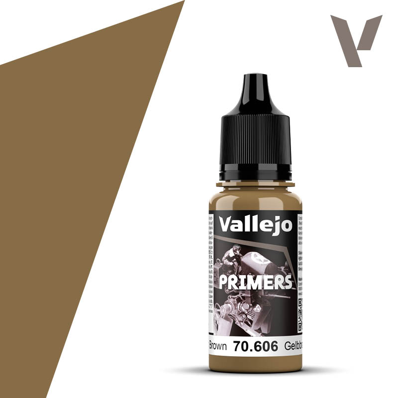Vallejo Primer German Green Brown (RAL 8000) (18ml)