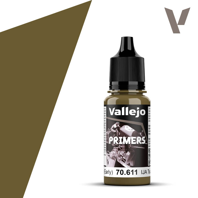 Vallejo Primer Earth Green IJA Tsuchi-Kusa.Iro (Early) (18ml)