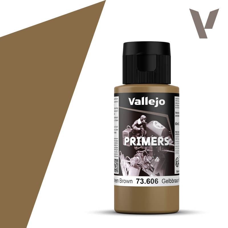 Vallejo Primer German Green Brown (RAL 8000) (60ml)