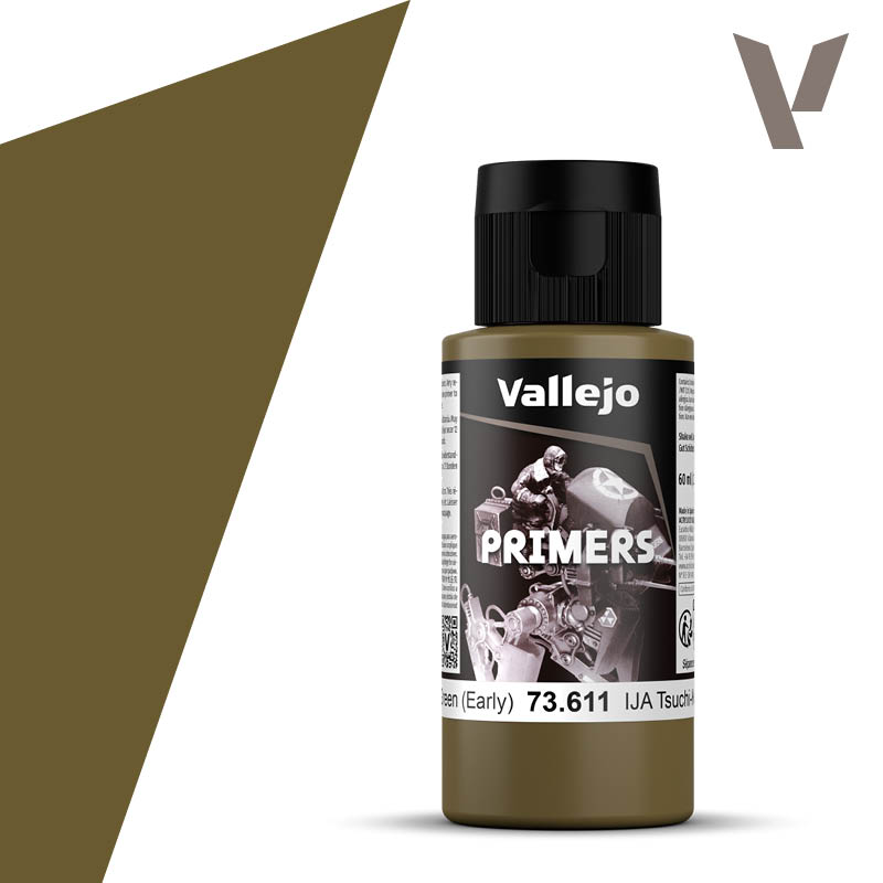 Vallejo Primer Earth Green IJA Tsuchi-Kusa.Iro (Early) (60ml)