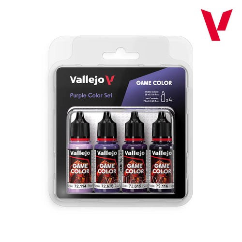 Vallejo Game Color Purple Colours Set
