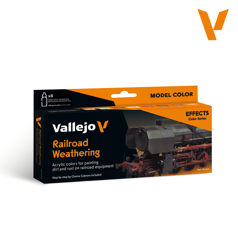 Vallejo Model Color Railroad Weathering Set
