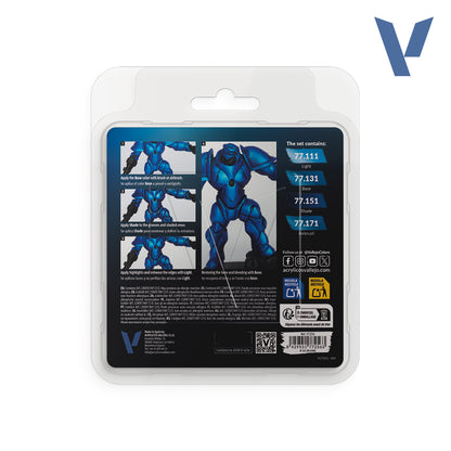 Vallejo TMM Sapphire Blue Set