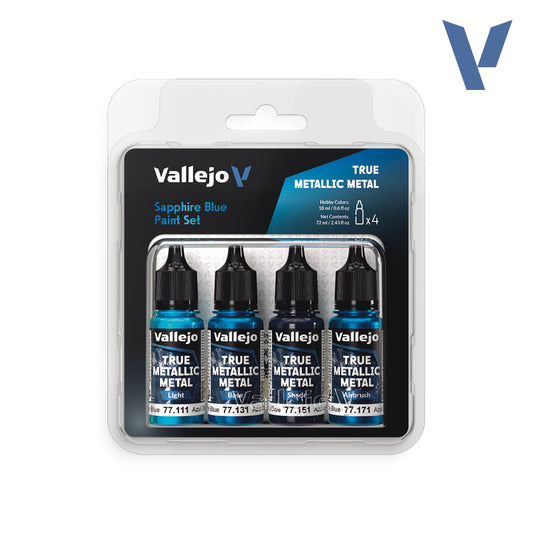 Vallejo TMM Sapphire Blue Set