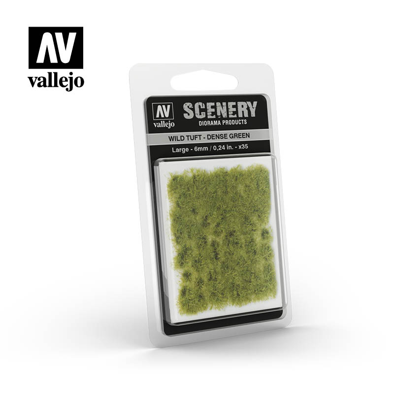 Vallejo Wild Tuft - Dense Green (6mm)
