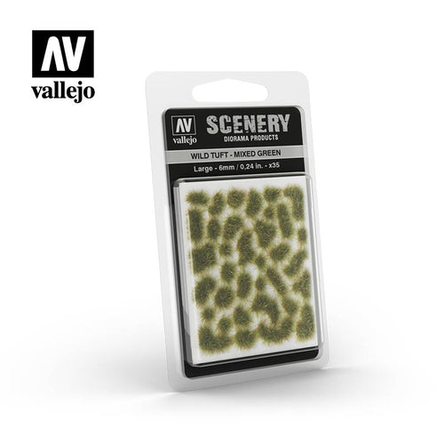 Vallejo Wild Tuft - Mixed Green (6mm)