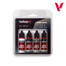 Vallejo Game Color Silver NMM Colours Set