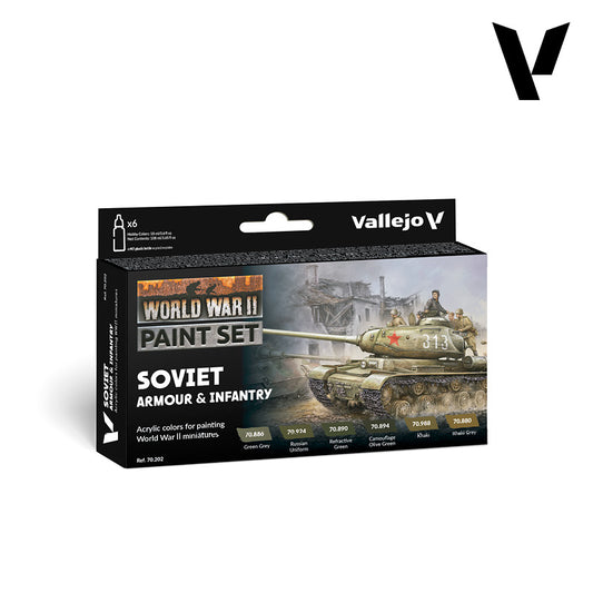 Vallejo Model Color WWII Soviet Armour and Infantry Set