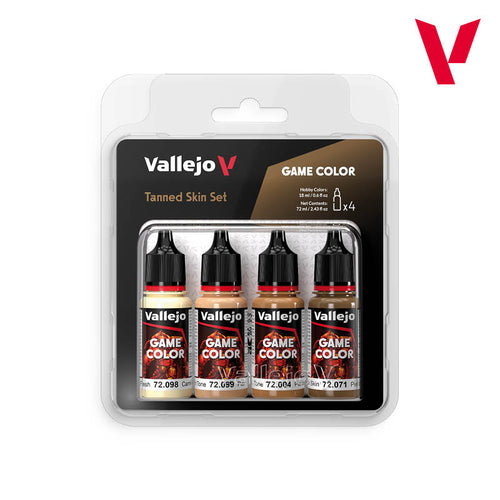 Vallejo Game Color Tanned Skin Colours Set