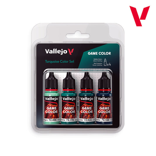 Vallejo Game Color Turquoise Colours Set