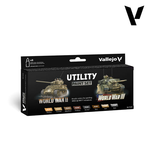 Vallejo Model Color Utility Paint Set