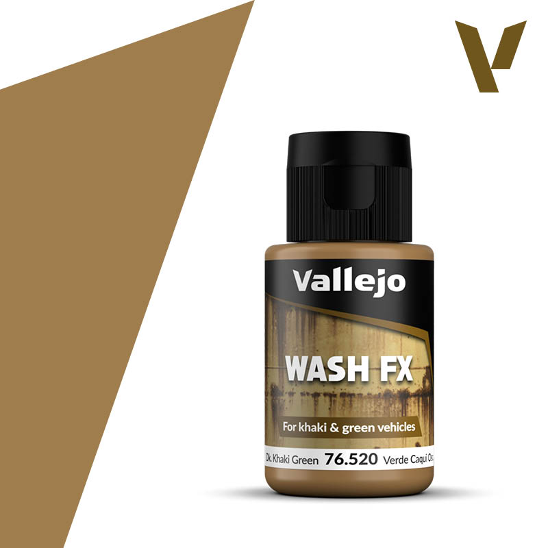 Vallejo Wash FX Dark Khaki Green