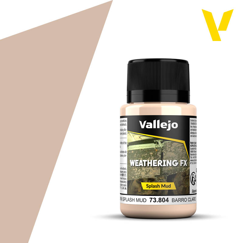 Vallejo Weathering FX Light Brown Splash Mud