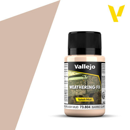Vallejo Weathering FX Light Brown Splash Mud