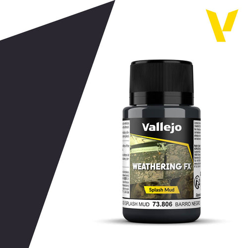 Vallejo Weathering FX Black Splash Mud
