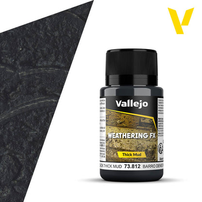Vallejo Weathering FX Black Thick Mud