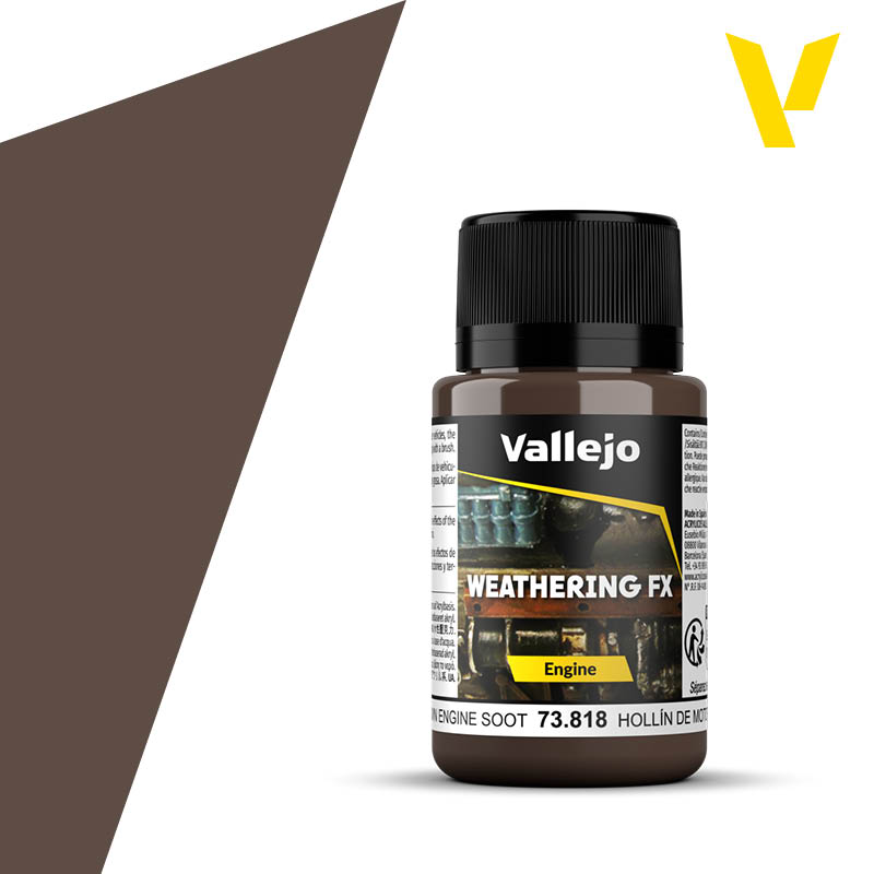 Vallejo Weathering FX Brown Engine Soot