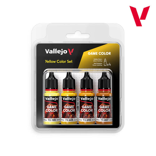 Vallejo Game Color Yellow Colours Set