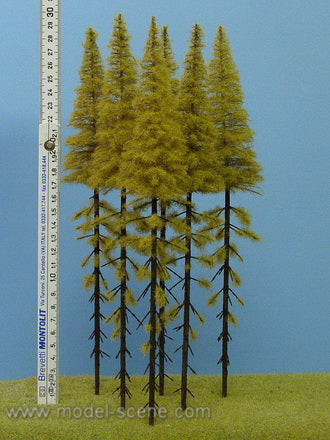 Model Scene - MK304 - Larch Trees with Trunks in Autumn (280-320mm)