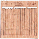 Model Scene - PL3-003 - Tall Rough Cut Wooden Fence II