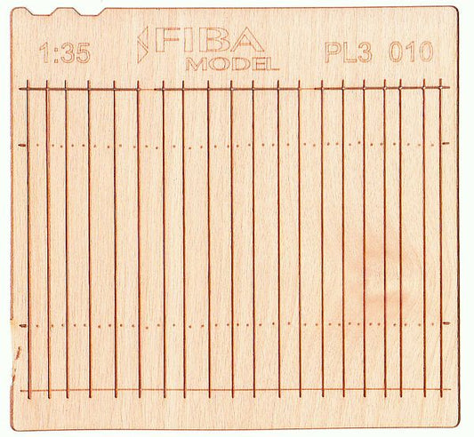 Model Scene - PL3-010 - Tall Long Wooden Fence