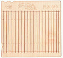 Model Scene - PL3-010 - Tall Long Wooden Fence