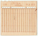 Model Scene - PL3-012 - Tall Decorative Wooden Fence II