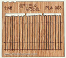 Model Scene - PL4-003 - Medium Rough Cut Wooden Fence II
