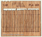 Model Scene - PL4-003 - Medium Rough Cut Wooden Fence II