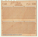 Model Scene - PL4-009 - Medium Gapped Wooden Stockade Fence II