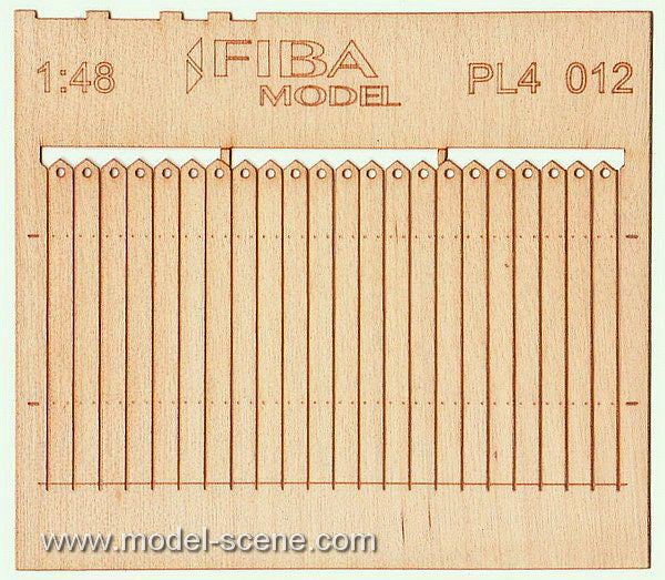 Model Scene - PL4-012 - Medium Decorative Wooden Fence II
