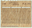 Model Scene - PL4-014 - Medium Wooden Stockade Fence III
