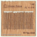 Model Scene - PL4-016 - Medium Irregular Wooden Fence I