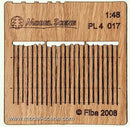 Model Scene - PL4-017 - Medium Irregular Wooden Fence II