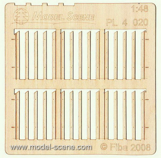 Model Scene - PL4-020 - Medium Gapped Fence Boards
