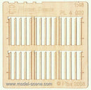 Model Scene - PL4-020 - Medium Gapped Fence Boards