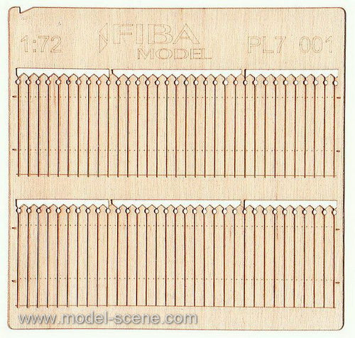 Model Scene - PL7-001 - Decorative Wooden Fence I