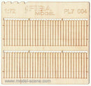 Model Scene - PL7-004 - Saw Tooth Wooden Fence