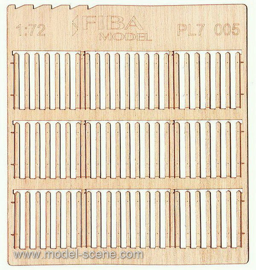 Model Scene - PL7-005 - Gapped Wooden Picket Fence
